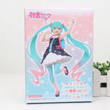 18cm Anime Pink Hatsune Miku Sakura Action Figures Miku PVC Figure Model