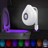 8 Color LED Toilet Seat Night Light w/ Motion Sensor