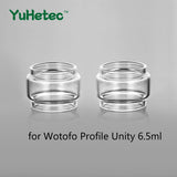 3PCS Glass Tank for Wotofo Profile Unity RTA 3.5ml & 5ml & 6.5ml