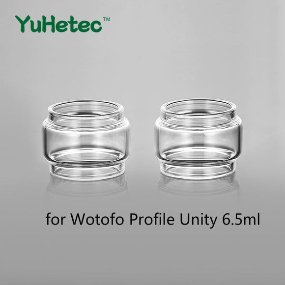 2PCS YUHETEC Glass Tank for  Wotofo Profile Unity RTA 3.5ml / 5ml / 6.5ml