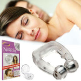 Silicone Magnetic Anti Snore Nose Clip / Sleep Apnea Aid w/ Case
