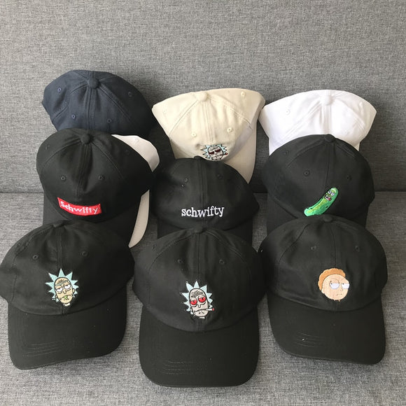 Rick and Morty hat collection